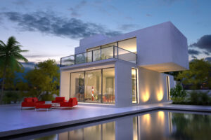 3d-rendering-modern-white-villa-with-pool